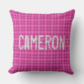 HAMbWG Vanity Pillow - Add name - Roze speldenband Kussen (Voorkant)