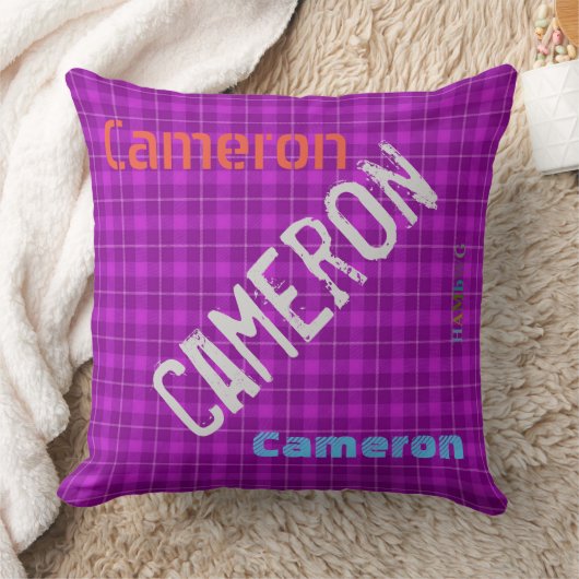 HAMbWG Vanity Pillow - Add name - Violet Pset Kussen (Deken)