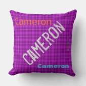 HAMbWG Vanity Pillow - Add name - Violet Pset Kussen (Voorkant)