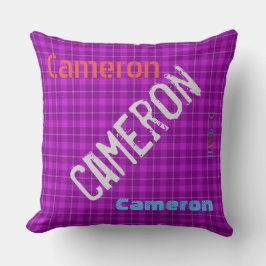 HAMbWG Vanity Pillow - Add name - Violet Pset Kussen