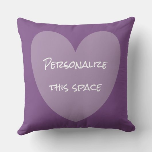 HAMbWG Vanity Pillow Heart in elke kleur met naam Kussen (Achterkant)