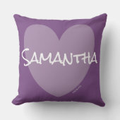 HAMbWG Vanity Pillow Heart in elke kleur met naam Kussen (Voorkant)