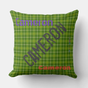 HAMbWG Vanity Pillow - Voeg jouw naam toe - Groen  Kussen