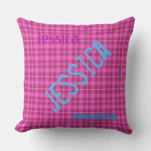 HAMbWG Vanity Pillow - Voeg jouw naam toe - Roze s Kussen