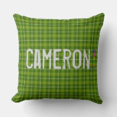 HAMbWG Vanity Pillow - Voeg naam toe - Groen speld Kussen (Voorkant)
