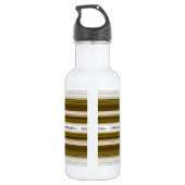 HAMbWG - Waterflesje - Olijf en wit Waterfles (Achterkant)