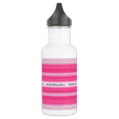 HAMbWG - Waterflesje - Roze en wit Waterfles (Links)