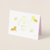 HAMbWG - Welkom in de wereld - Niece Folie Kaarten (Voorkant)