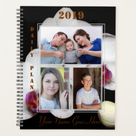 HAMbWG - White Orchid Flowers Planner