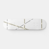 HAMbWG - White Skateboard w Bar Logos (Horizontaal)