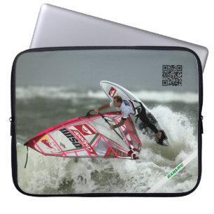 HAMbWG Windsurfen - 15" Neopreen Computerhoes Laptop Sleeve