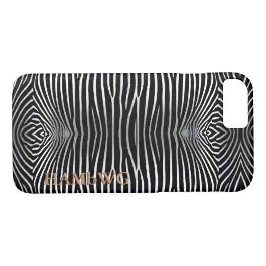 HAMbWG - Zebra geïnspireerd patroon Case-Mate iPhone Case (Achterkant (Horizontaal))