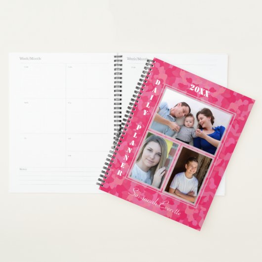 HAMbyWG 3 Foto's plus elke kleur Camo Achtergrond Planner (Display)