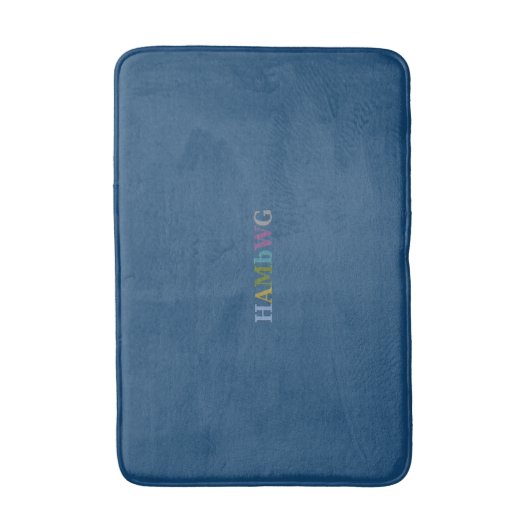 HAMbyWG - 3 maten Bath Mat - Primary Blue (Voorkant Verticaal)