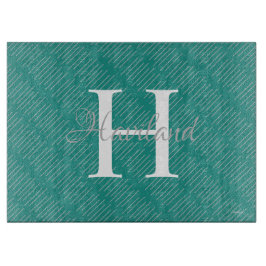 HAMbyWG - Aangepast monogram met twee tonels Snijplank