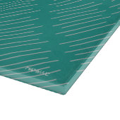 HAMbyWG - Aangepast monogram met twee tonels Snijplank (Hoek)