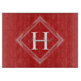 HAMbyWG - Aangepast monogram met twee tonels Snijplank