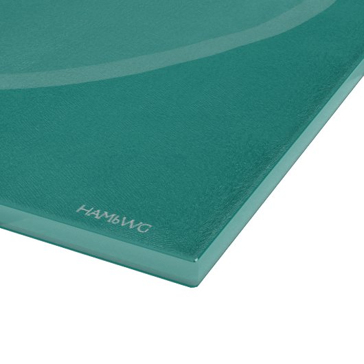 HAMbyWG - Aangepast monogram met twee tonels Snijplank (Hoek)