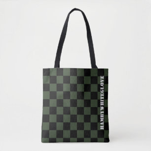 HAMbyWG - Aangepaste zwarte kleurencontrole Tote Bag