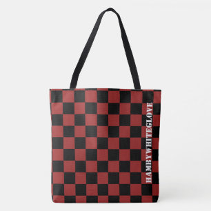 HAMbyWG - Aangepaste zwarte kleurencontrole Tote Bag