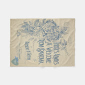 HAMbyWG - Altijd een welcom uit oma Fleece Deken (Voorkant (Horizontaal))