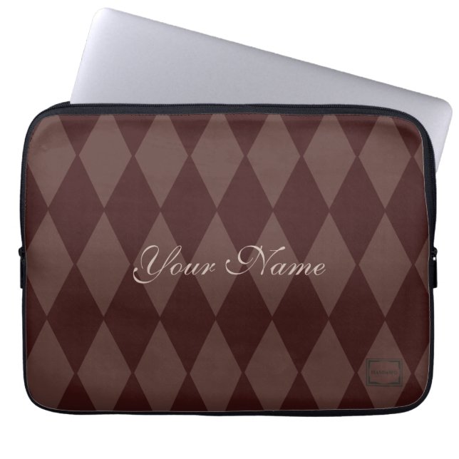 HAMbyWG Argyle in elke kleur Laptop Sleeve (Voorkant)