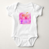 HAMbyWG - Baby Helder Roze Hawaiiaanse Hibiscus Romper (Voorkant)