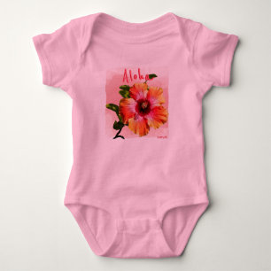 HAMbyWG - Baby' Pink Hawaiin Hibiscus t-shirt