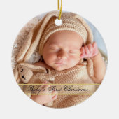 HAMbyWG Baby's Eerste Kerstmis Keramisch Ornament (Voorkant)