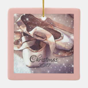 HAMbyWG Ballet Slippers - Foto-Ornament Keramisch Ornament