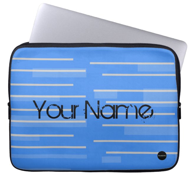 HAMbyWG - "Bar niets"-ontwerp in elke kleur Laptop Sleeve (Voorkant)