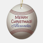 HAMbyWG - Baseball Keramisch Ornament (Links)