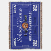 HAMbyWG -  Basketball Deken (Voorkant Verticaal)