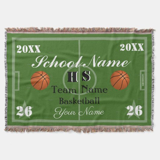 HAMbyWG  Basketball Deken (Voorkant)