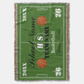 HAMbyWG  Basketball Deken (Voorkant Verticaal)