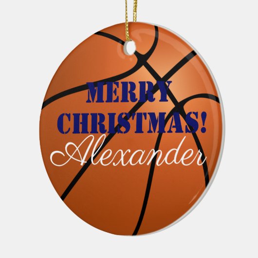 HAMbyWG - Basketball Keramisch Ornament (Links)