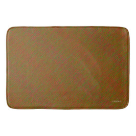 HAMbyWG - Bath Mat - Crazy Red Lime Green