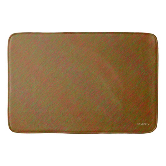 HAMbyWG - Bath Mat - Crazy Red Lime Green (Voorkant)