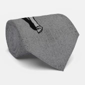 HAMbyWG - Black and White Comic Stropdas (Opgerold)