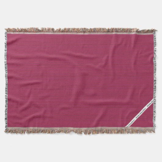 HAMbyWG - Blanket - Cherry Stripe Deken (Voorkant)