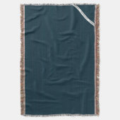 HAMbyWG - Blanket - Donkere teall Stripe Deken (Voorkant Verticaal)