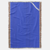 HAMbyWG - Blanket - Heldere blauwe streep Deken (Voorkant Verticaal)