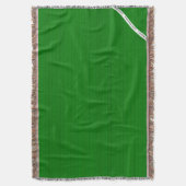 HAMbyWG - Blanket - Heldergroene streep Deken (Voorkant Verticaal)