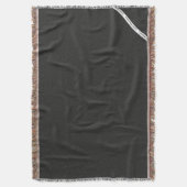 HAMbyWG - Blanket - zwarte streep Deken (Voorkant Verticaal)