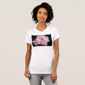 HAMbyWG Bleek Roze Wispy Flower T-shirt (Voorkant volledig)