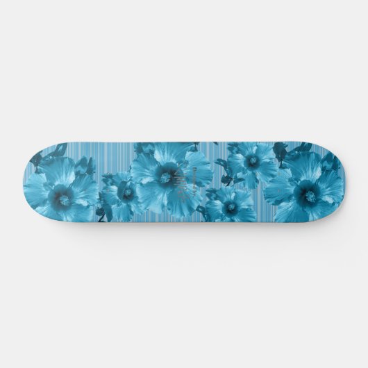 HAMbyWG BlueHibiscus Skateboard (Horizontaal)