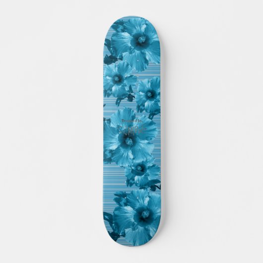 HAMbyWG BlueHibiscus Skateboard (Voorkant)