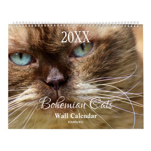 HAMbyWG - Boheemse Katten Kalender (Hoes)