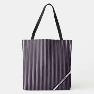HAMbyWG - Boodschappentassen - Amethyst Streep me Tote Bag