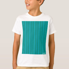 HAMbyWG - Brilliant Aqua Green Stripe T-shirt